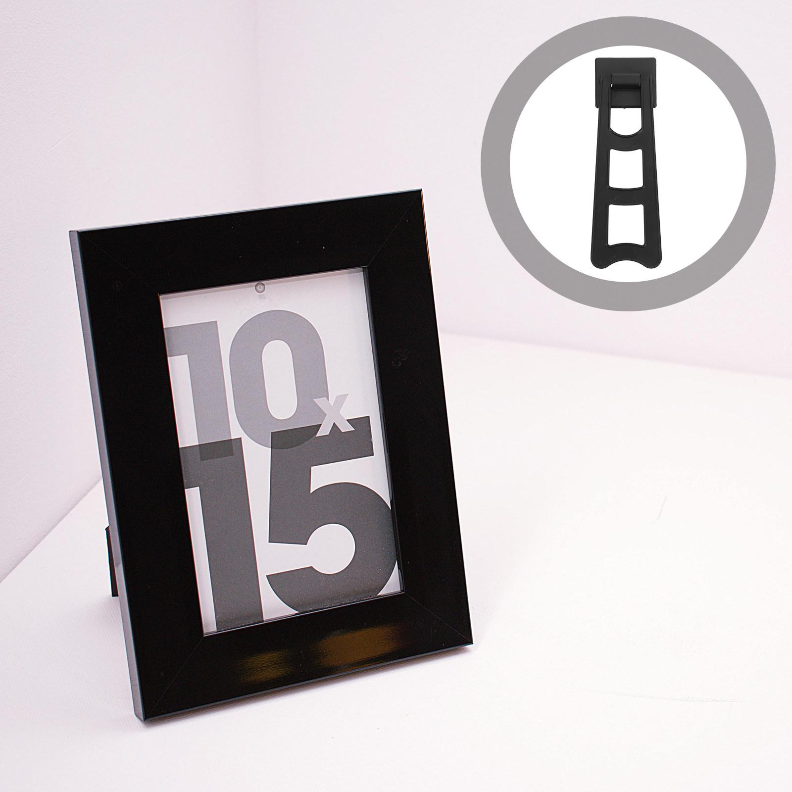 

20Pcs Plastic Photo Frame Back Stand Smooth Rounded Edges Non-Slip Stable Support for Desktop Display Picture Frame Easel Back 11.7X4.6X0.5CM