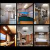 RV LED Ceiling Double Dome Light Fixture with ON/OFF Switch Interior Lighting for Car/RV/Trailer/Camper/Boat 12V Natural White