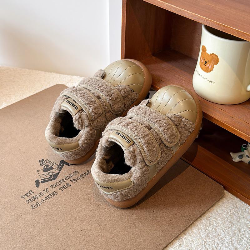 New Children's Winter Boots | Anti-Slip Warm Fashionable Style Fleece-Lined Shoes for Boys & Girls Casual Kids Shoes