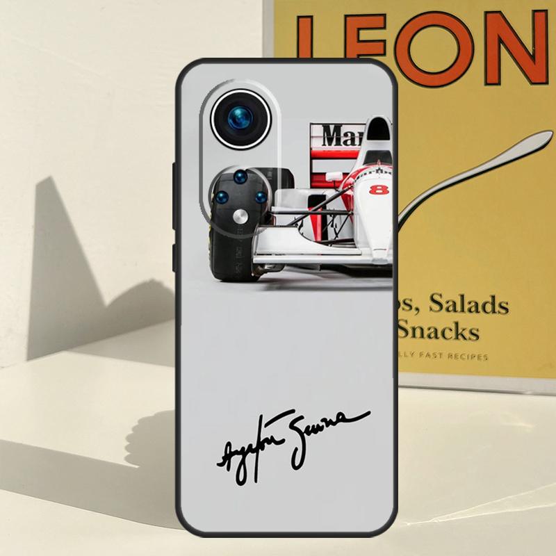 Ayrton Senna F1 Case For Huawei P30 P20 P60 P40 Lite Nova 9 5T P Smart Honor Magic 5 Pro 50 70 X8 X9a Cover