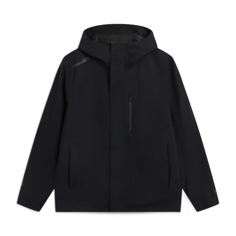Li-Ning Unisex 3-in-1 Fleece-Lined Outdoor Windbreaker Jacket 3XL чёрный