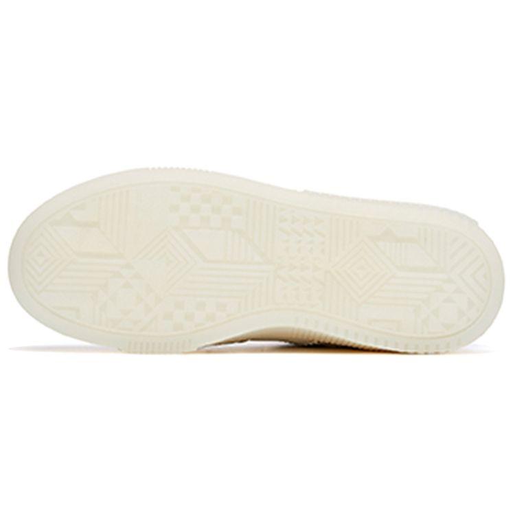 Anta Lifestyle Series Trendy Low-Top Skate Shoes Women Sneakers White Gray 922048020-2