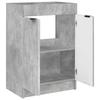 Under Sink Bathroom Cabinet In Concrete Grey 56 X 37.5 X 81 Cm