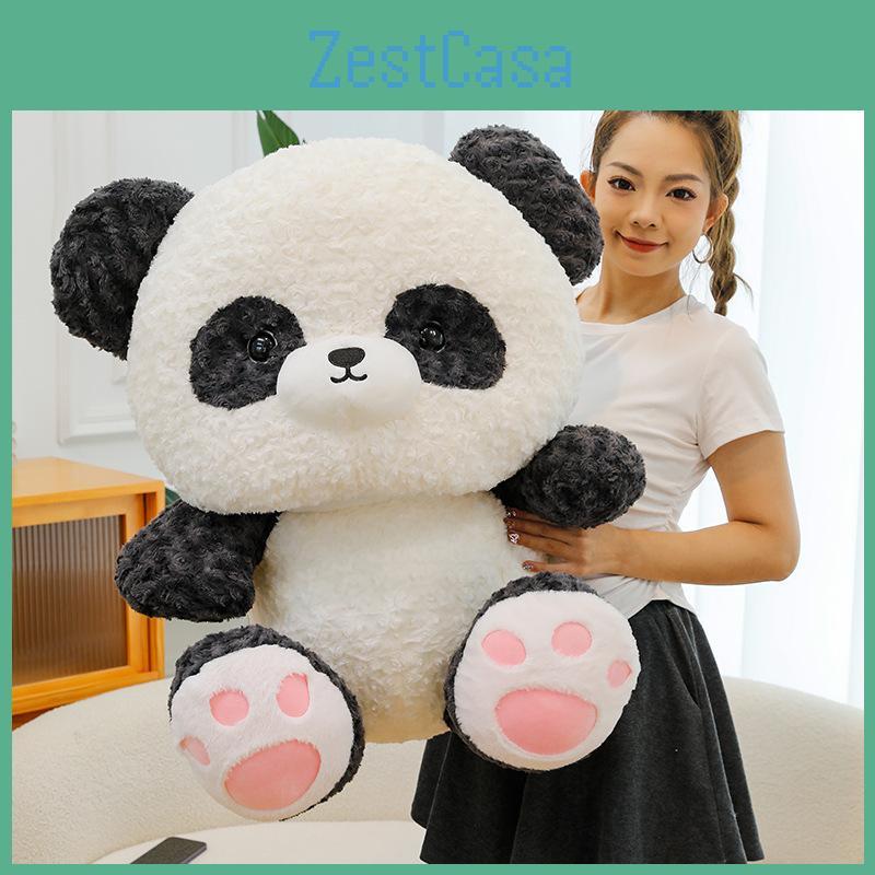 Into Turn Panda Dog Plush Toy Cartoon Stuffed Animal Doll Decoration Kids Gift