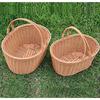 GrnArt Picnic Basket, Handwoven Wicker Basket, Washable, with Two Handles, Fruit Basket, Small Organizer, Stylish, Natural Material, Perfect for Fruit