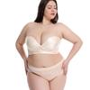 Large Size Strapless Bra Cross Non-slip Wrap Chest Seamless Gathered Women's Tube Top Large Chest Small Bra