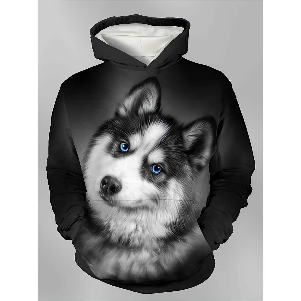 Pet Dog Pitbull Mikiny Pánska Mikina 3D tlač Unisex Topy pre dospelých Jeseň Streetwear Mikina s kapucňou Pre mužov Oblečenie
