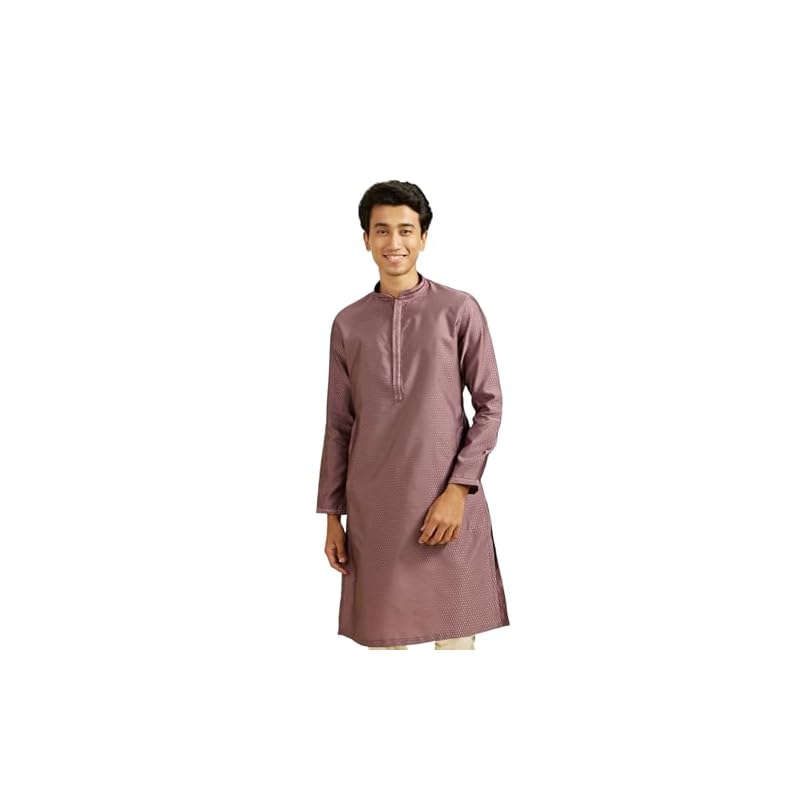 Diwas By Manyavar Men' Art Silk Thread Work Kurta ( , )