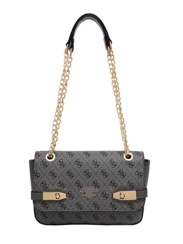 2025 European & American Retro Print Chain Shoulder Bag: New Light Luxury Women's Crossbody & Commuter Underarm Bag