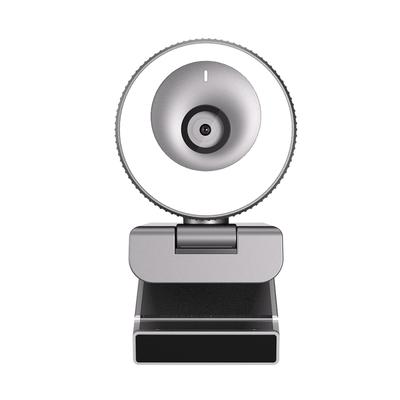 DMM.make DKS-CAM3G Webcam mit Ringlicht, 1080pFHD/60fps/3 Lichtfarben/Stufenlos einstellbare Helligkeit/Autofokus/Eingebautes Mikrofon/USB-Verbindung