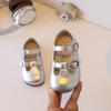 Girls' black leather shoes, children's shoes with soft soles, lightweight new model, children's soft-soled princess shoes, single shoes,