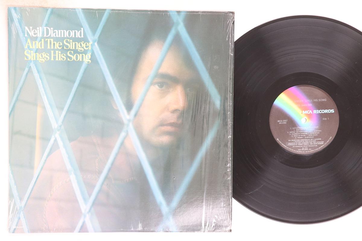 

LP Record NEIL DIAMOND - And The Singer Sings His Song MCA2227 MCA 1976 US Rock Used