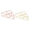 Napkin Holder Fashion Thickened Widened Triangular Freestanding Metal Wrought Iron Vertical Tissue H