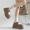 Platform Thick Bottom JK Women Mary Jane Shoes Elegant Buckle Dress Spring Autumn Single Footwear