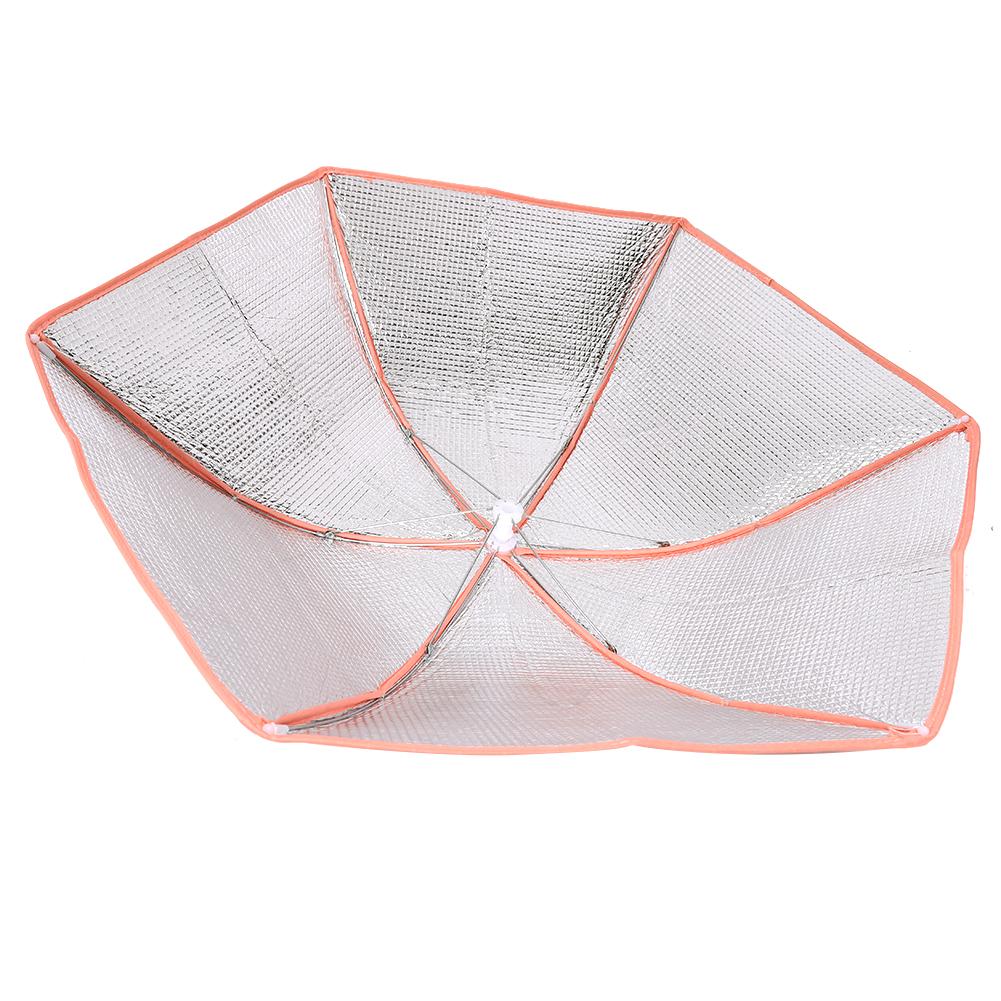Household Kitchen Foldable Food Mesh Cover Tent Food Preservation Cover Kitchen AccessoryPink