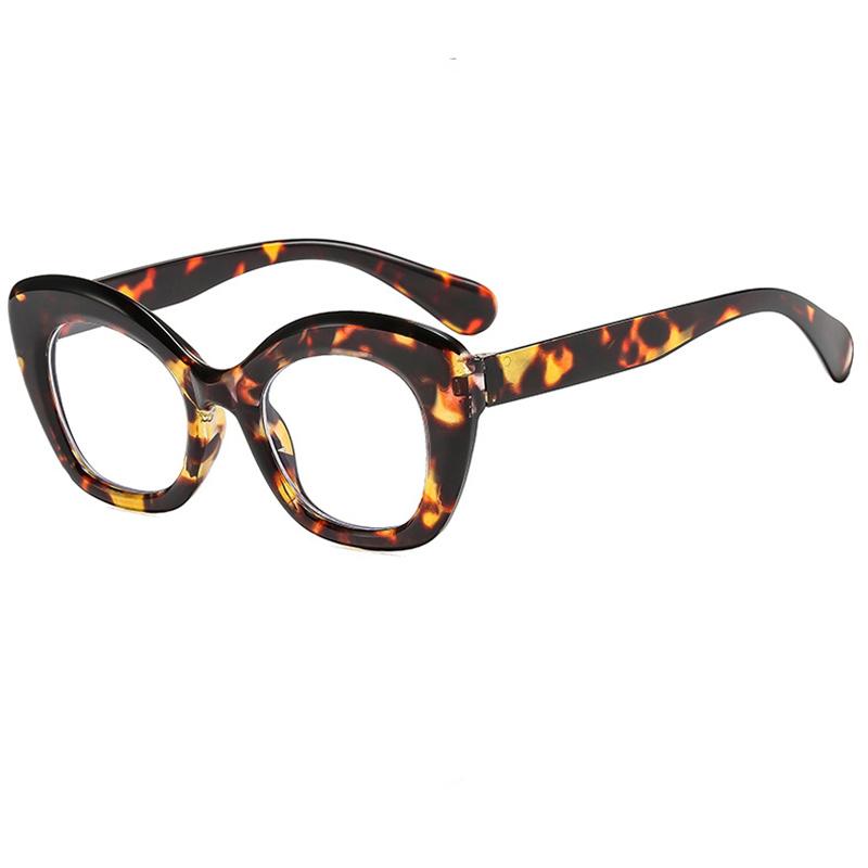 

Latest Design Irregular Acetate Frame Hyperopia Eye Wear Color Shift Anti Blue Light Digital Device Women Reading Glasses 0 to +600 0