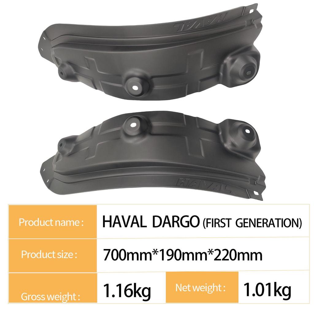 GWM HAVAL DARGO 1st Gen Rear Wheel Liner Fender