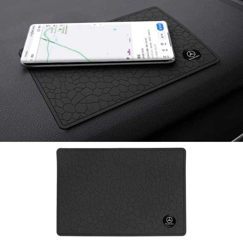 FA011PCS Car Dashboard Phone Non Slip Mat For Mercedes Benz B/C/E/S Class GLC GLE Anti Slip Gel Pad Interior Mouldings LWFHD-354