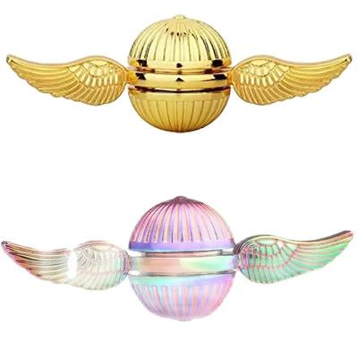 Fidget Spinner Toys Golden Snitch Metal Anti Stress Hand Spinner Toys Spinning Gyro Finger Rotation Gyroscope Toy For Kids Adult