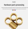 CNC Machined Precision Parts: Aluminum 6061, Stainless Steel 304, Brass, Nylon.