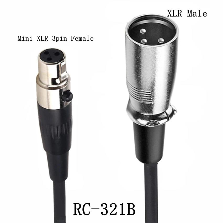 Audio Cable Mini XLR Male To XLR Female for Pocket Cinema 4K 6K Camera 0.5m 1.5m Black Smart Device Digital Cables ConnectorsGood Product