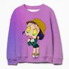 Barn Tegneserie KPop Demonjegere Huntrix Gensere Jenter Langermet Kåper Babyjenter Pullover Klær Barn Fritidssweatshirt