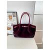 Winter Limited Edition Design Fluffy Tote Bag for Commuting, Single-shoulder Handbag