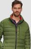 Winter Jacket s.Oliver Lightweight Quilted Jacket Made of a Material Mix with Contrasting Details (2150262) Green