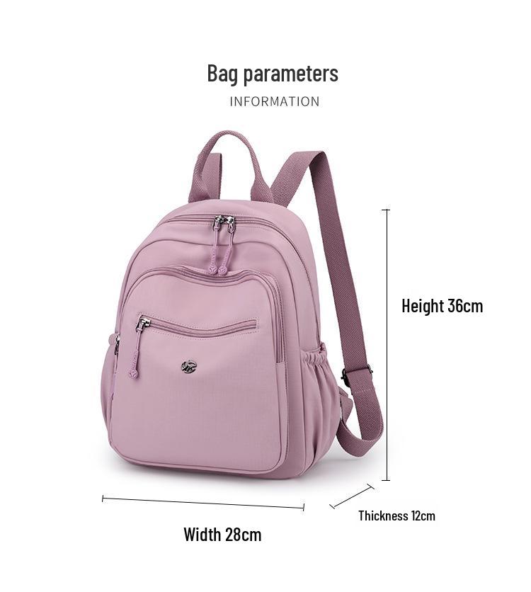 Nylon Women's Large Capacity Casual Backpack - Lightweight Fashion Travel Bag