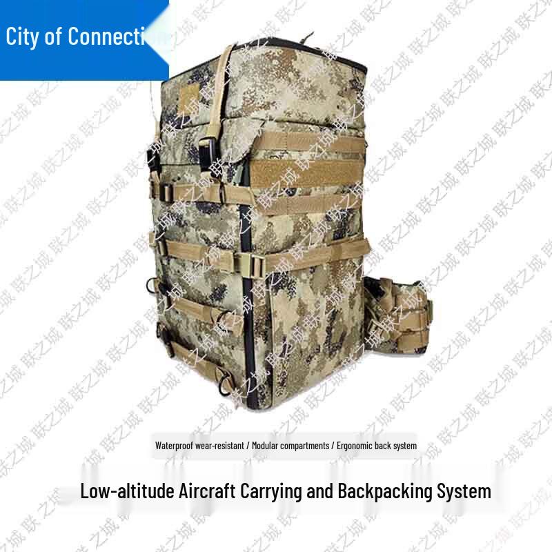 Drone Pilot Carrying Backpack