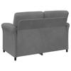 2 Seater Sofa Dark Grey 138 X 83 X 95 Cm Velvet