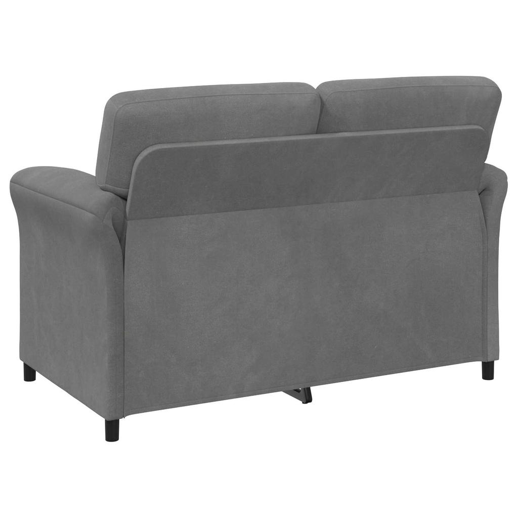 2 Seater Sofa Dark Grey 138 X 83 X 95 Cm Velvet