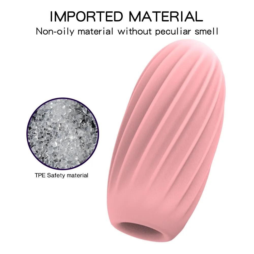 Male Masturbator Cup Realistic Vagina Anal Soft Tight Pussy Erotic Adult Sex Toy For Men Portable Pocket Glans Masturbation Eggs