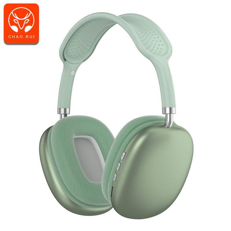 Cross-border P9 Bluetooth Over-Ear Headphones: Wireless, Sports-Ready, Ultra-Long Battery Life, Universal Fit with Card Slot.