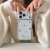 New 2026 Silver Star Polka Dot Phone Case For iPhone 17 Pro 16 15 14 Pro Max with Electroplated Frame Slim Shockproof Cover