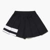 Munsingwear Women Pleated Banding Culotte Pants Black Mq322lsp72