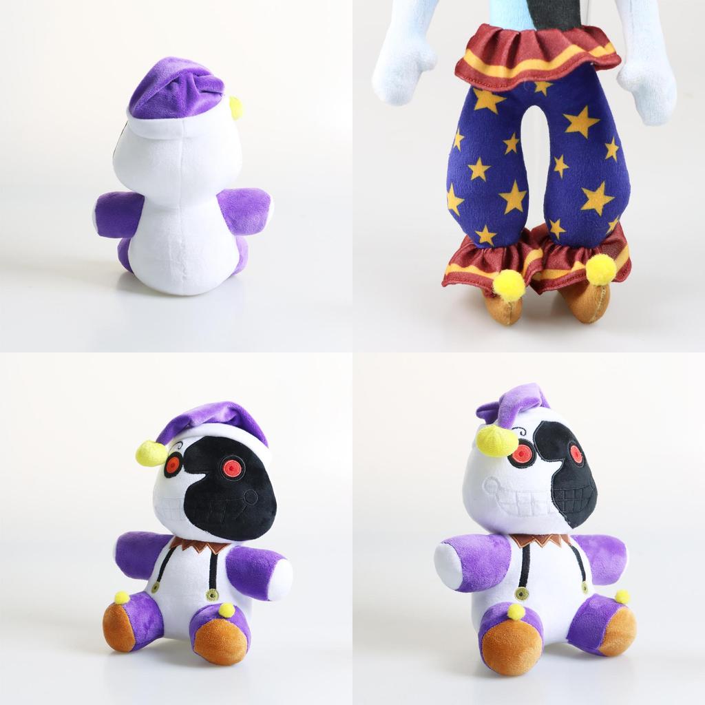 Peluche Super Morbido Sundrop Moondrop Assistente Asilo Fnaf Per Bambini