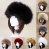 Women Autumn Winter Faux Fur Thickened Hat Outdoor Cold-proof Warm Plush Beanie