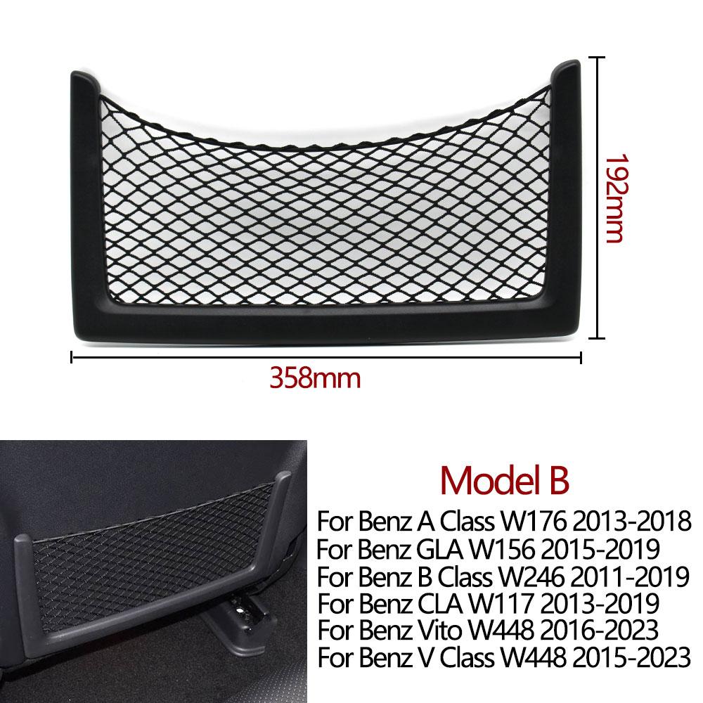 Black Car Seat Storage Bag Back