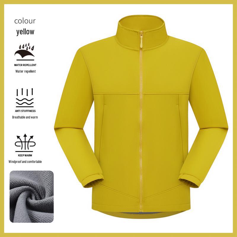 

BYD Luxury Soft Shell Embroidered Waterproof Work Jacket 2XL