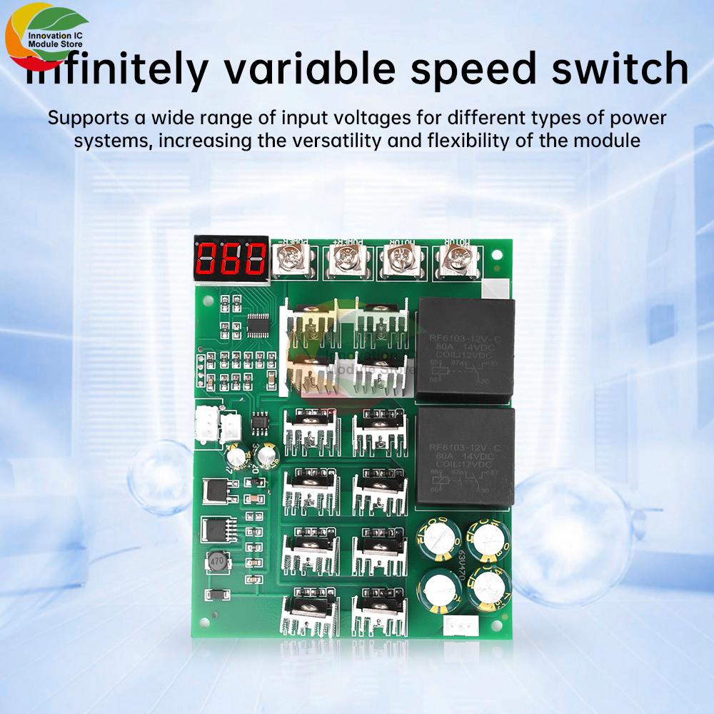 DC11-11V 61A DC Brush Motor Speed Switch Adjustable Forward Reversal Speed Controller Module 11V 11V 16V 18V