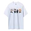 Hot Sale Demon Slayer Japanese Hot-blooded Anime Classic Loose Casual Oversized Short-sleeved Comfortable Soft Cotton Summer New Tee Oversized Top
