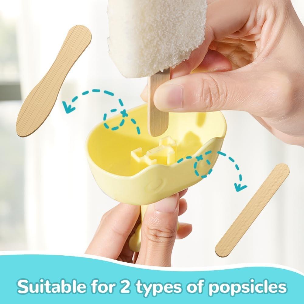 Antis  Popsicle Holder, Reusable Popsicle Holder With Slotted Popsicle