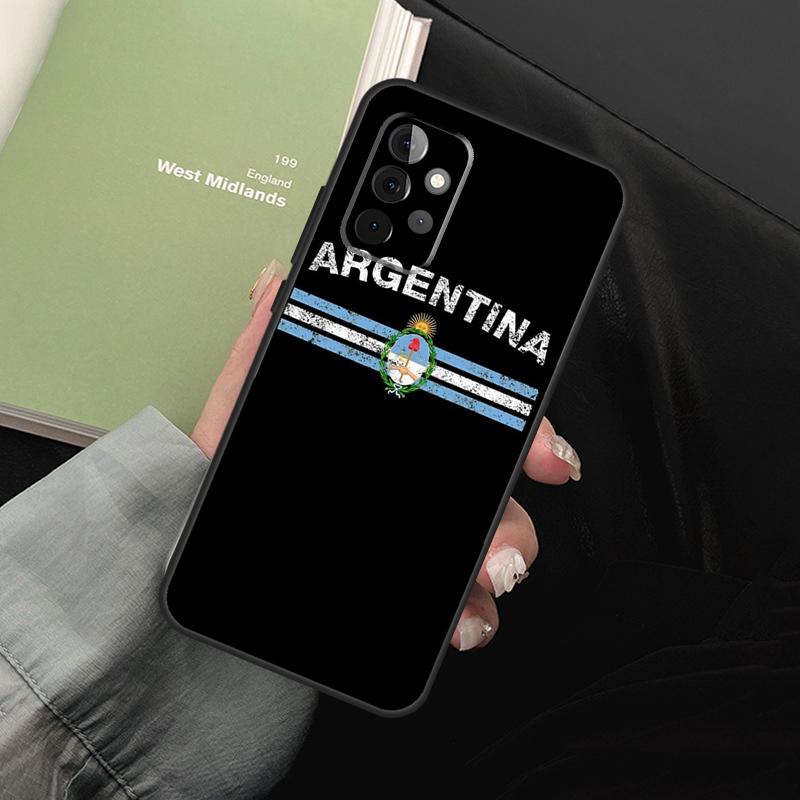Argentina Flag For Samsung Galaxy A36 A56 A26 A16 A15 A55 A53 A33 A35 A22 A32 A52 A54 A34 A14 A05 A06 Case