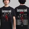 Lacuna Coil Sleepless Empire Tour 2025 Summer Short Sleeved Cotton Fashion Printed Loose Casual Mens Womens Tshirt Street