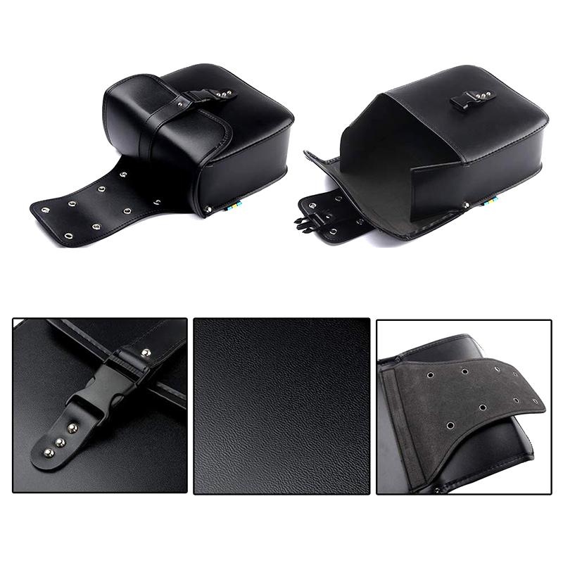 Retro PU Leer Motorfiets Zadeltas Zadeltassen Pouch Opbergkoffer Zijbagage Tank Koffer Waterdichte Motorfiets Accessoires