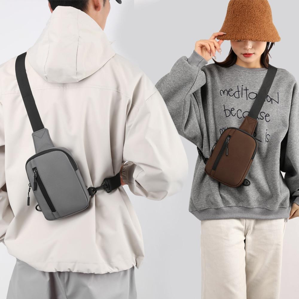 

Handbag Sport Chest Bag Fitness Shoulder Bag Leisure Crossbody Bag Unisex кавовий