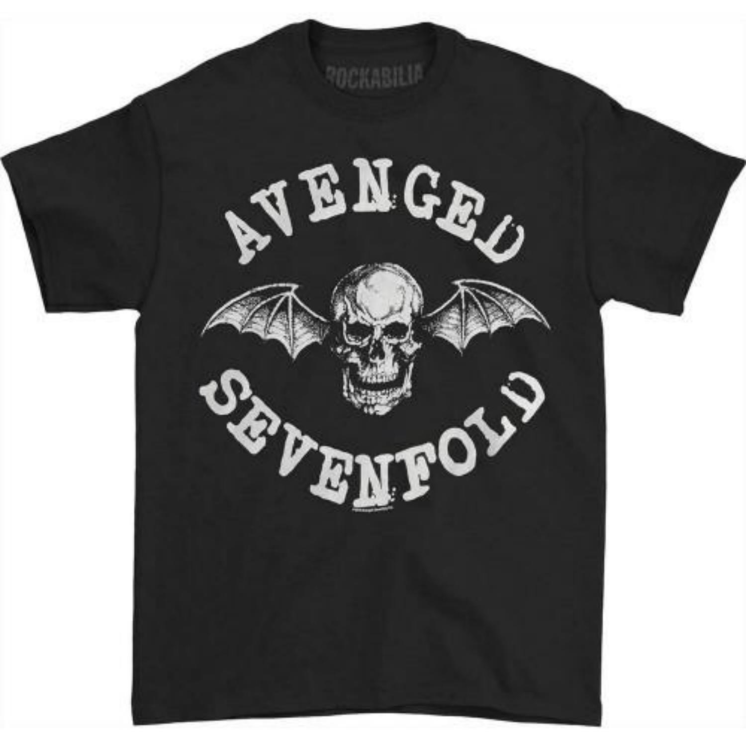 Avenged Sevenfold Unisex Adult Classic Death Bat Cotton T-Shirt S