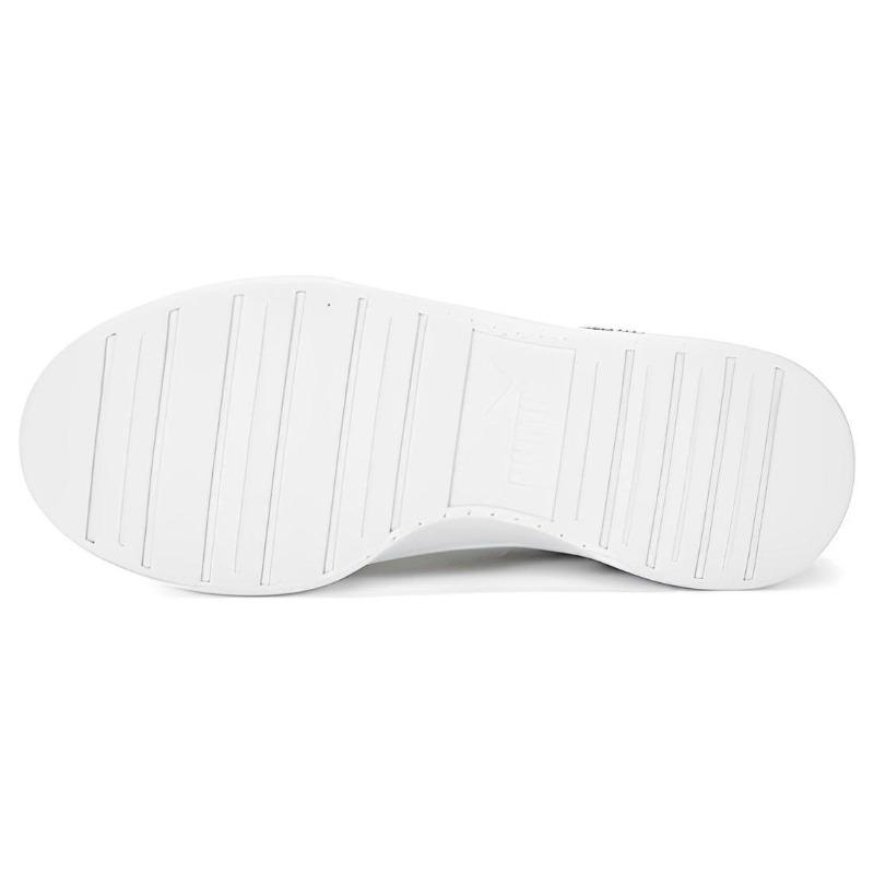 PUMA Unisex Caven Dime Low Top Sneakers White Black Red 384953-16