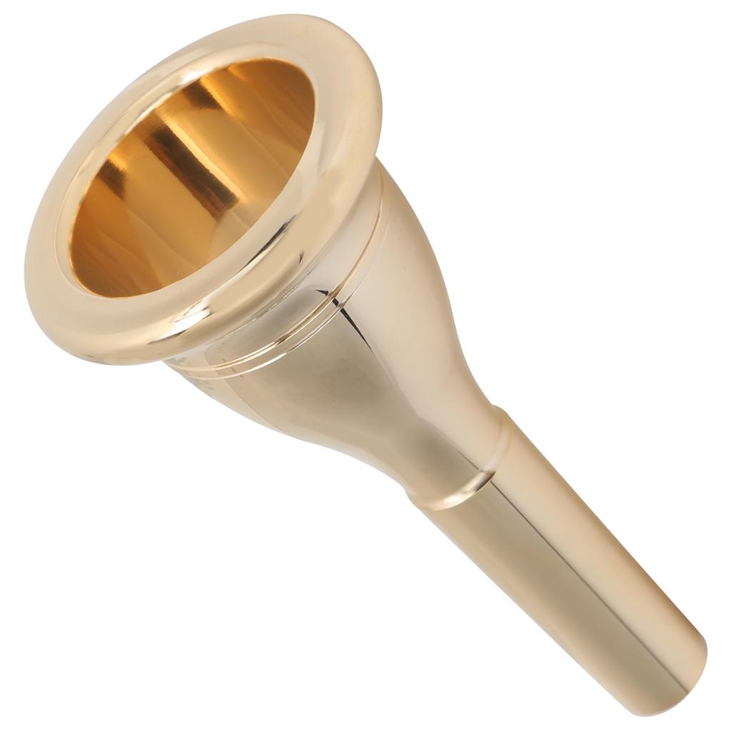 Tuba Horn Mouthpiece 13.3mm Bass Durable Copper Musical Instrument Tool AccessoryGold